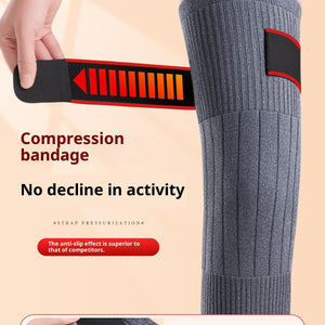 Universal Cold-proof Warm Knee Pads Elastic Windproof Thick Knee Protector Wraps Leg Soft Knee Protective Cover Injury Recovery