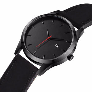 Casual Watch High-end Calendar Fashion Business Matte Leather Quartz Watch