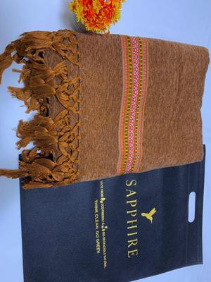 1 Piece Men’s Velvet Shawl with Stylish Embroidery