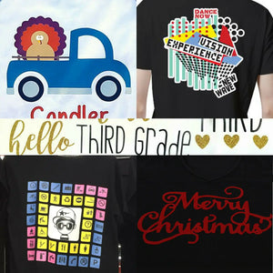 PU Heat Transfer Vinyl Hot Press Iron-on Tshirt Textiles Film Roll HTV Printing Clothing Christmas Halloween Decor for Cameo DIY