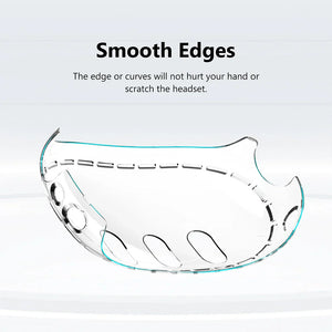 Transparent Shell Case For Meta Quest 3 Accessories,VR Headset Protective Cover Camera Lens Protector Tempered Glass For Quest3