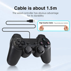 Wired USB PC Game Controller Dual Vibration Android Gamepad For Playstation 3 Joypad Joystick Controle For PS3 Accessories