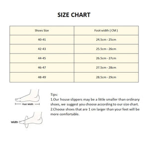 Mens Winter Slippers PU Leather Waterproof Indoor House Shoes Big Size Warm Fur Lined Home Bedroom Slippers