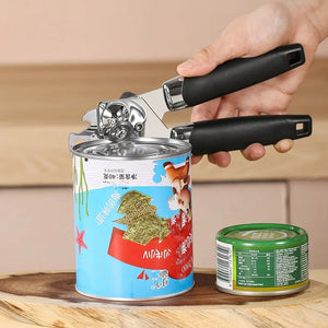 Professional Iron Manual Can Opener Multifunctional Stainless Steel Beer Handle Can Opener Kitchen Gadgets Bottle Openers Jar