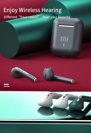 Original XIAOMI J18 Headset Wireless Earphones Bluetooth Headphones True For Stereo Sport Game TWS Earbuds In Ear With Mic Touch