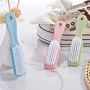 1PC Scrubbing Brush Hard Bristled Laundry Clothes Shoes Scrubbing Brush Portable Plastic Hand Cleaning Brush Kitchen Bathroom