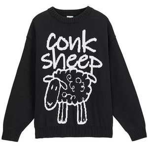 Pure Sheep Print Sweater Man