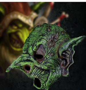 Elf old man latex mask headgear