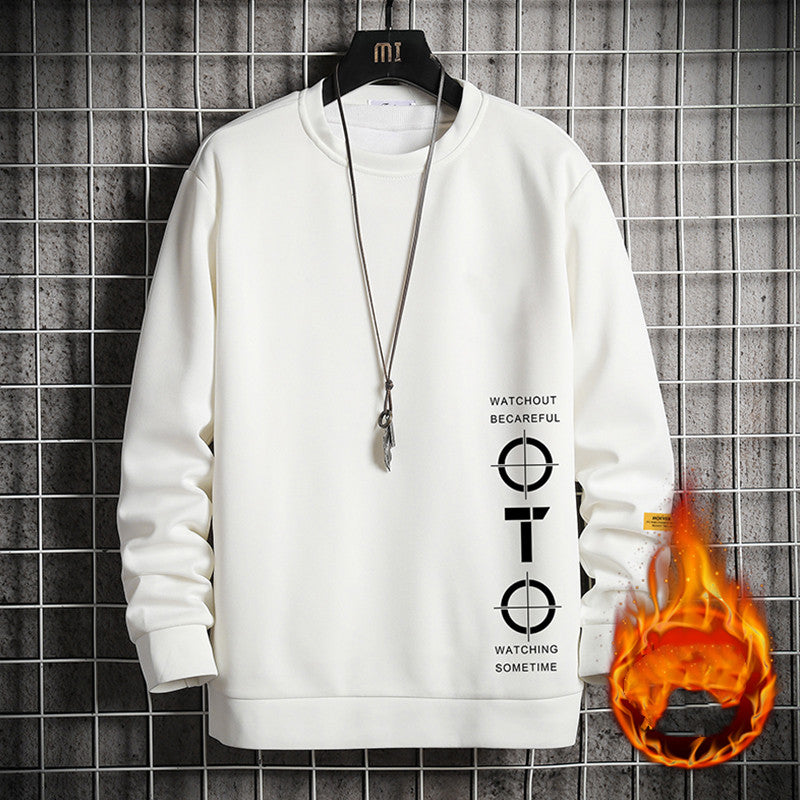 Sweater Men's Spring And Autumn Fat Man Plus Size Handsome And Versatile