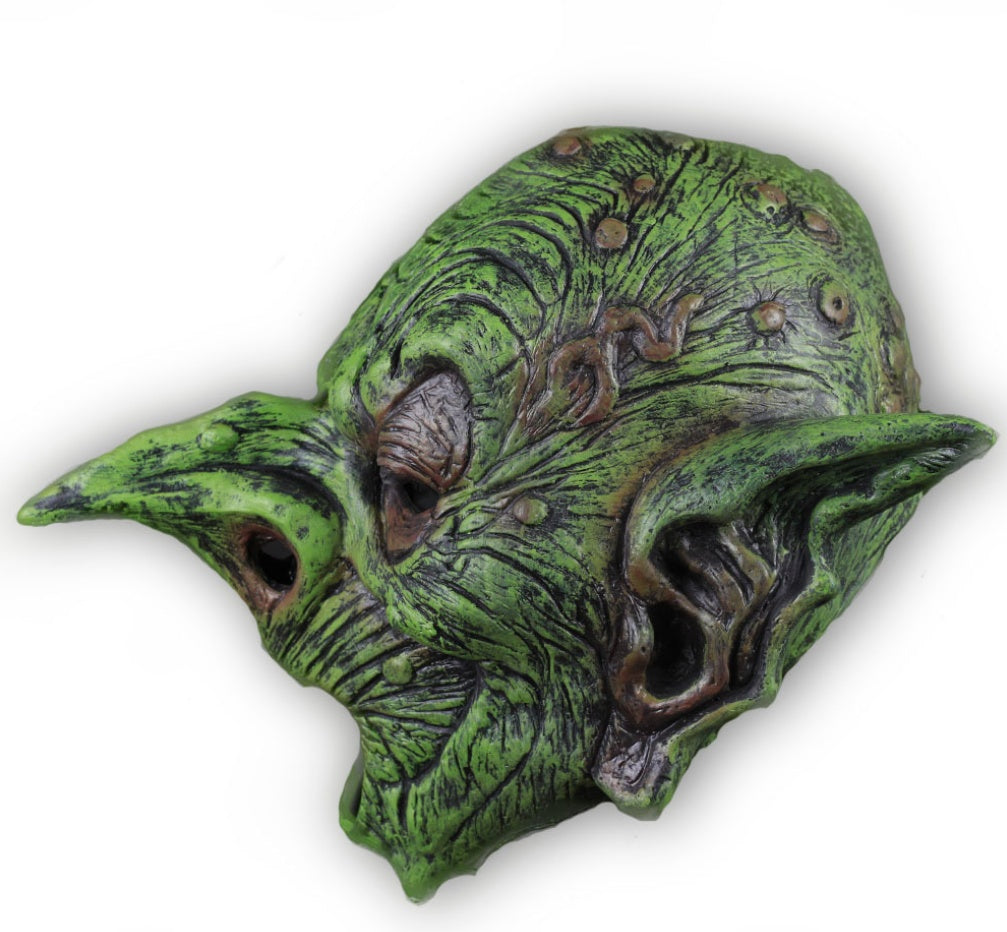 Elf old man latex mask headgear