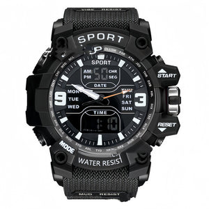 Stylish Black Technology Sports Luminous Boys Electronic Watch