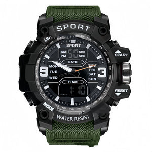 Stylish Black Technology Sports Luminous Boys Electronic Watch