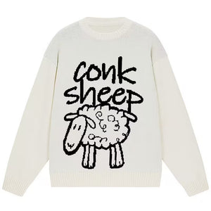 Pure Sheep Print Sweater Man