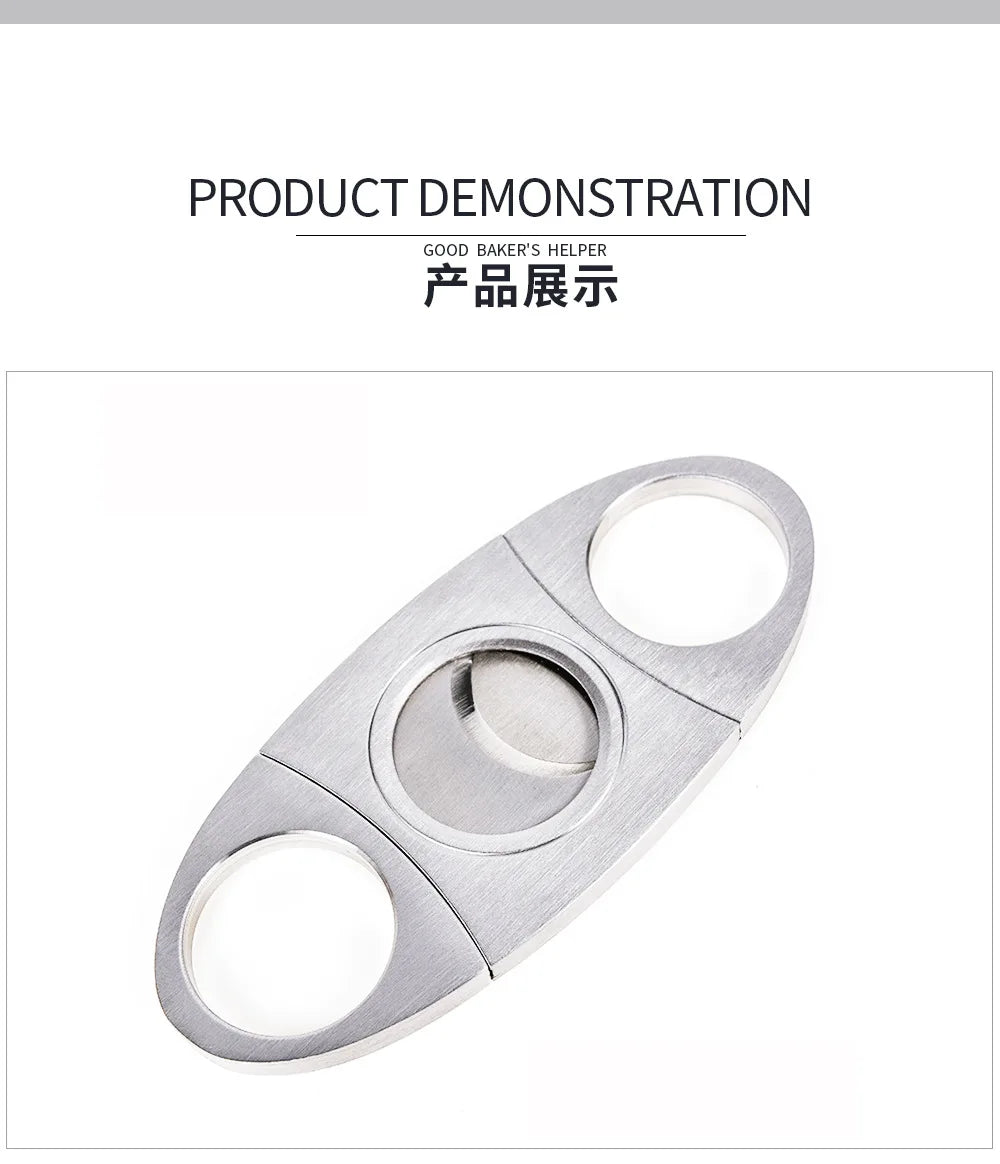 Stainless Steel COHIBA Cigar Cutter Metal Classic Cutter Guillotine Cigar Scissors Gift Puncher Cutting Knife Cigar Accessory