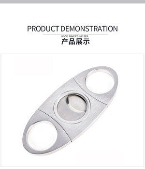 Stainless Steel COHIBA Cigar Cutter Metal Classic Cutter Guillotine Cigar Scissors Gift Puncher Cutting Knife Cigar Accessory