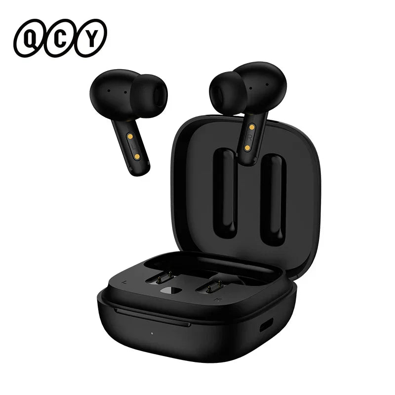 QCY T13 ANC Earphone Bluetooth 5.3 Active Noise Cancellation -28dB Wireless Headphone Fast Charge Earbuds 0.068' Low Latency