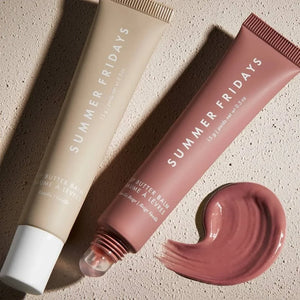 Summer Fridays Lip Balm Moisturizing Mirror Lip Gloss Lip Vanilla Pink Sugar Coffee Cake Smell Lipstick Transparent Oil Makeup