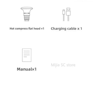 Xiaomi Mijia Hot Compress Fascia Gun H3 Mini 12kg Strong Thrust Sports Fitness Muscle Deep Massage 440g Portable Massager