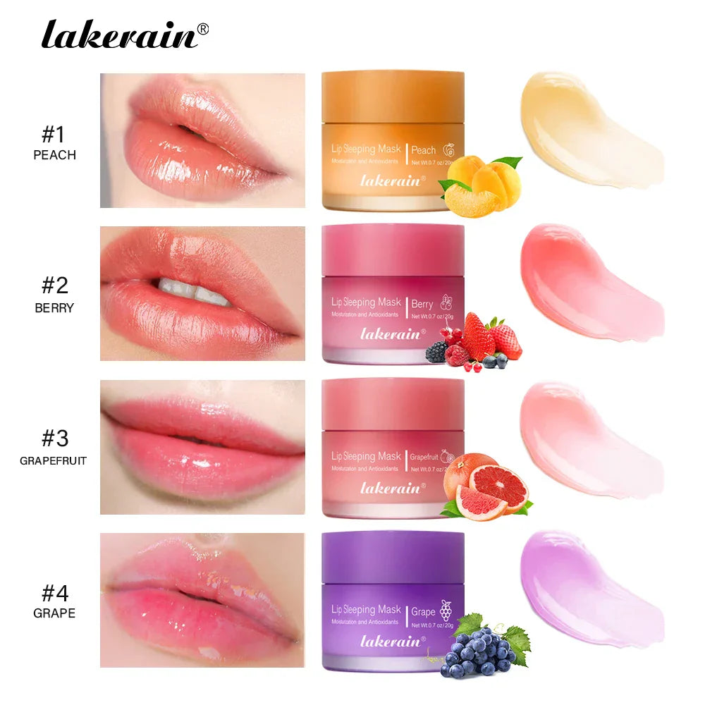 Moisturizing Sleeping Lip Mask Night Lips Care Maintenance Fades Lip Lines Relieves Lipitis Lip Care Products 20g
