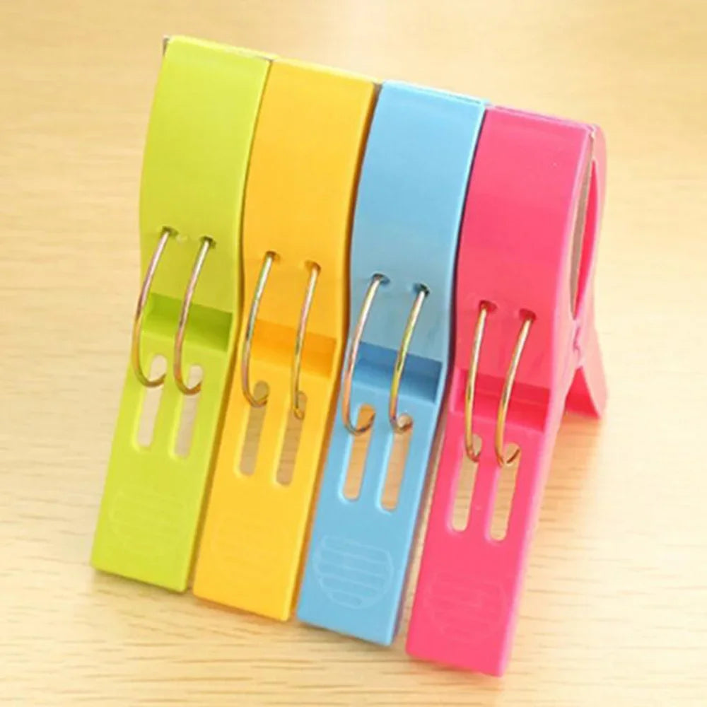 4/8/20/30Pcs Beach Towel Clips Plastic Quilt Pegs for Laundry Sunbed Lounger Clothes Pegs Home Bathroom Organization