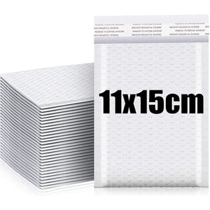 100/10Pc Plastic Bubble Envelopes Bag Waterproof Foam Adhesive Self Seal Packing Bag Mailers Shipping Envelope Storage Organizer