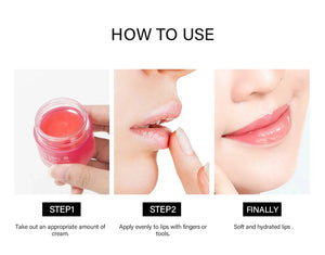 Moisturizing Sleeping Lip Mask Night Lips Care Maintenance Fades Lip Lines Relieves Lipitis Lip Care Products 20g