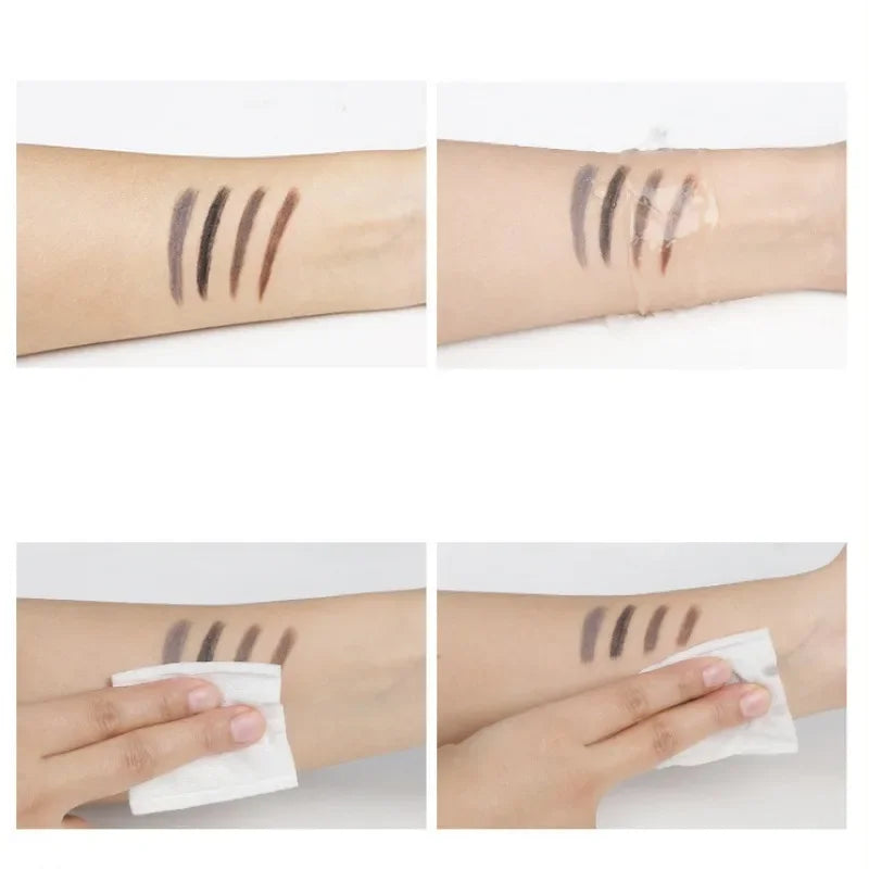 Small Gold Bars Double-end Ultra-fine Eyebrow Pencil Triangle Eyebrow Pen Refill Brow Brush Draw Stereoscopic Long-Lasting Brows