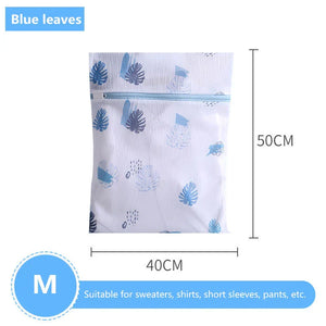 Laundry Bag Fine Mesh Cute Printted Washing Bags For Washing Machine Clothes Organizer Underwear Bra Clean Basket Multiple Sizes