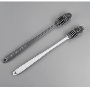 Silicone Milk Bottle Brush Cup Scrubber Glass Cleaner Kitchen Cleaning Tool Long Handle Drink Bottle Glass Cup Cleaning Brush