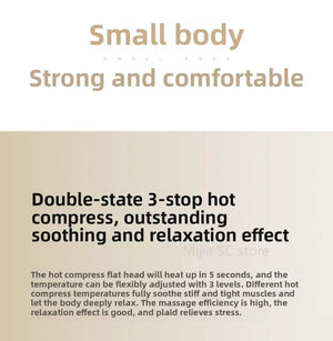 Xiaomi Mijia Hot Compress Fascia Gun H3 Mini 12kg Strong Thrust Sports Fitness Muscle Deep Massage 440g Portable Massager