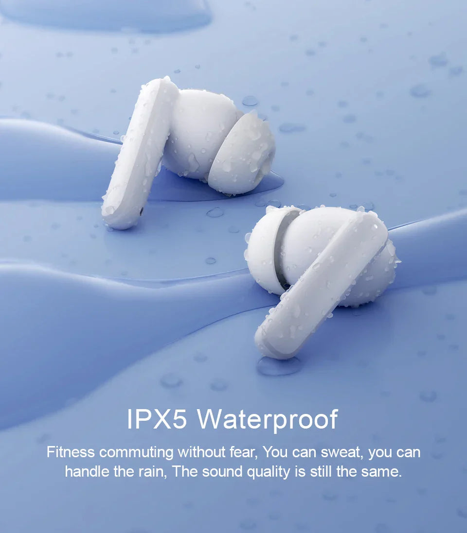 QCY T13 ANC Earphone Bluetooth 5.3 Active Noise Cancellation -28dB Wireless Headphone Fast Charge Earbuds 0.068' Low Latency