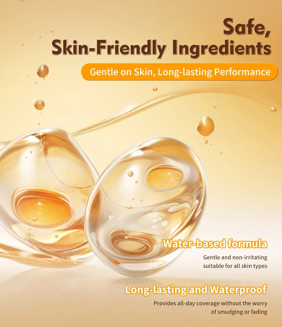 Waterproof Beard Pen Filler Men Moustache Coloring Pen Beard Coloring Filling Enhancer Black Fiber Hair Beard Stuffing Pen Tool