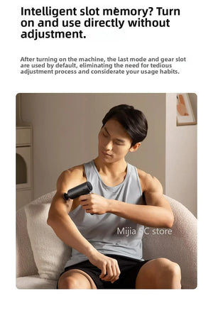 Xiaomi Mijia Hot Compress Fascia Gun H3 Mini 12kg Strong Thrust Sports Fitness Muscle Deep Massage 440g Portable Massager