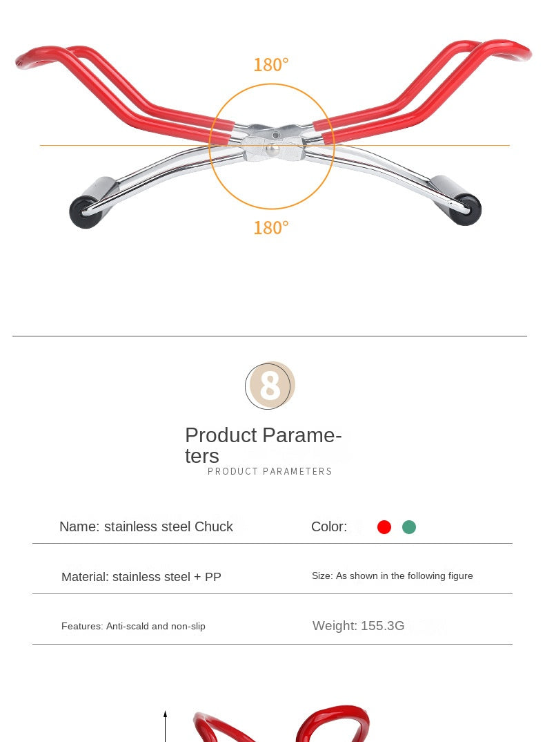 Manufacturer's spot canned pliers, heat-proof and anti-skid canned lift pliers canned lifter Canning Jar Lifter