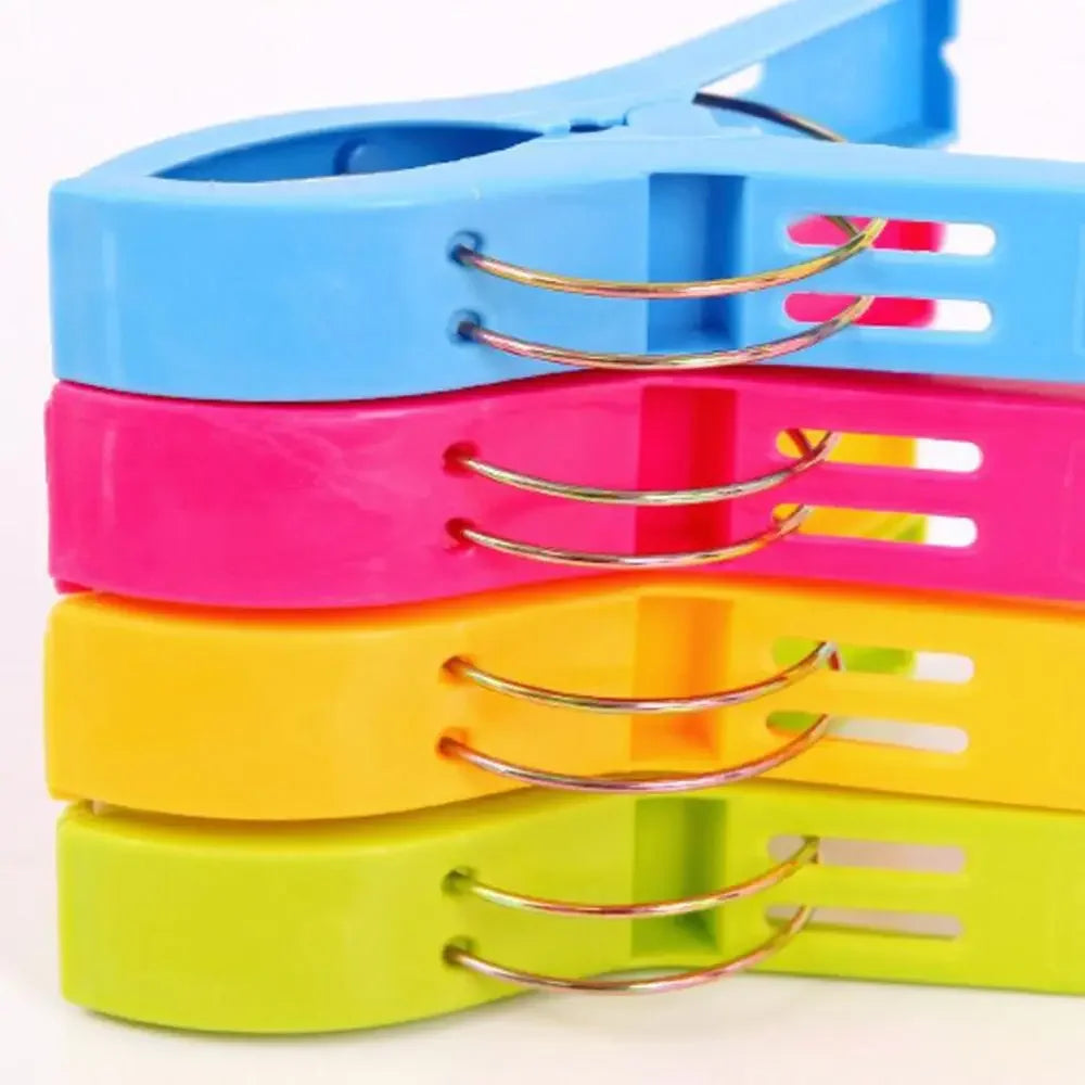 4/8/20/30Pcs Beach Towel Clips Plastic Quilt Pegs for Laundry Sunbed Lounger Clothes Pegs Home Bathroom Organization