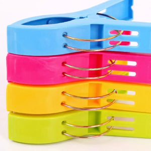 4/8/20/30Pcs Beach Towel Clips Plastic Quilt Pegs for Laundry Sunbed Lounger Clothes Pegs Home Bathroom Organization