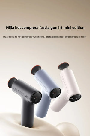 Xiaomi Mijia Hot Compress Fascia Gun H3 Mini 12kg Strong Thrust Sports Fitness Muscle Deep Massage 440g Portable Massager