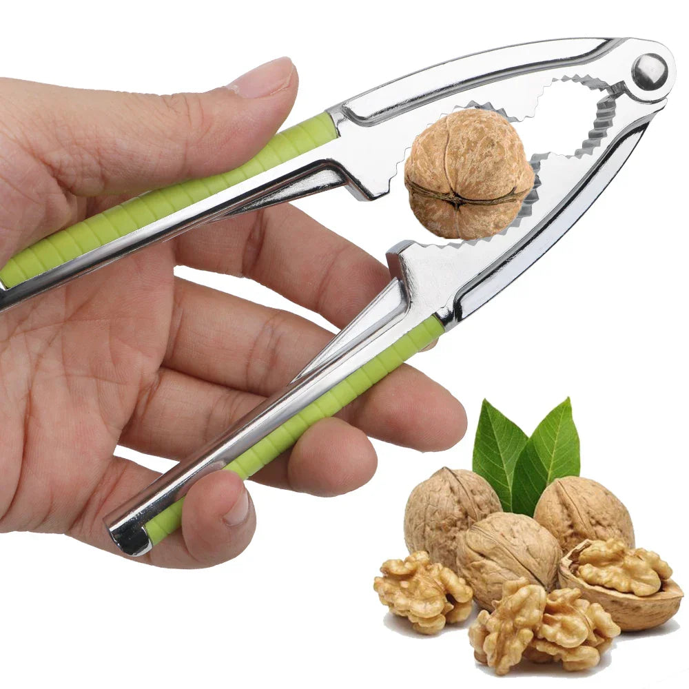 Pine Pecan Hazelnut Plier Multi-Function Quick Walnut Cracker Sheller Opener Stainless Steel Nutcracker Nut Cracker