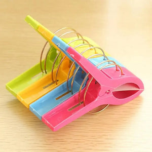 4/8/20/30Pcs Beach Towel Clips Plastic Quilt Pegs for Laundry Sunbed Lounger Clothes Pegs Home Bathroom Organization
