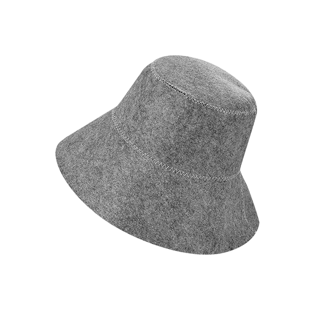 Sauna Felt Cap Bath Hat Sauna Hat Diameter 15.5cm Durable Good Water Absorption Hand Wash Recommended Portable for Men Women