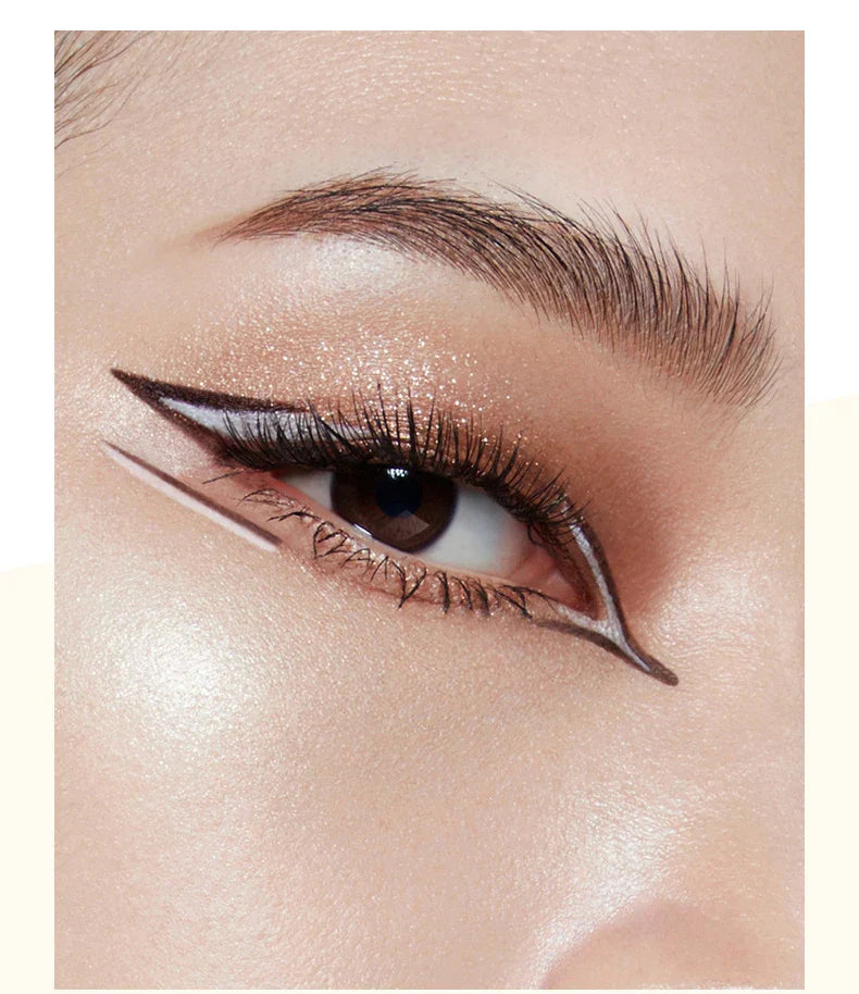 Small Gold Bars Double-end Ultra-fine Eyebrow Pencil Triangle Eyebrow Pen Refill Brow Brush Draw Stereoscopic Long-Lasting Brows