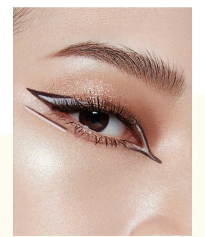 Small Gold Bars Double-end Ultra-fine Eyebrow Pencil Triangle Eyebrow Pen Refill Brow Brush Draw Stereoscopic Long-Lasting Brows