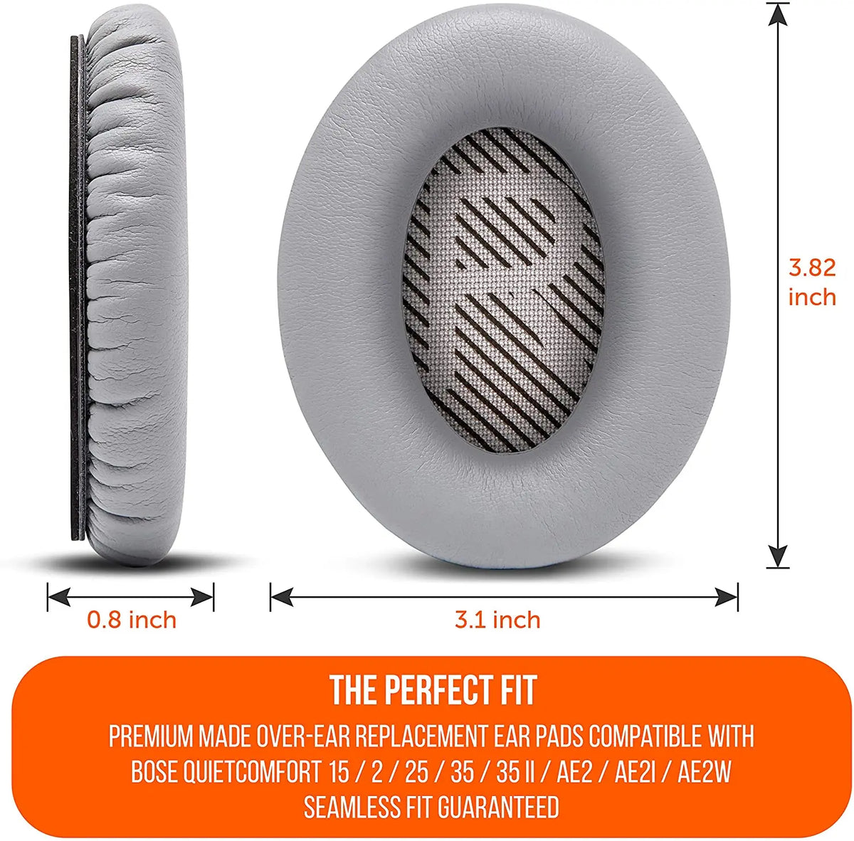 Replacement Ear Pads for BOSE QC35 for QuietComfort qc 35 & 35 II Headphones Memory Foam Ear Cushions High Quality Ear Cover