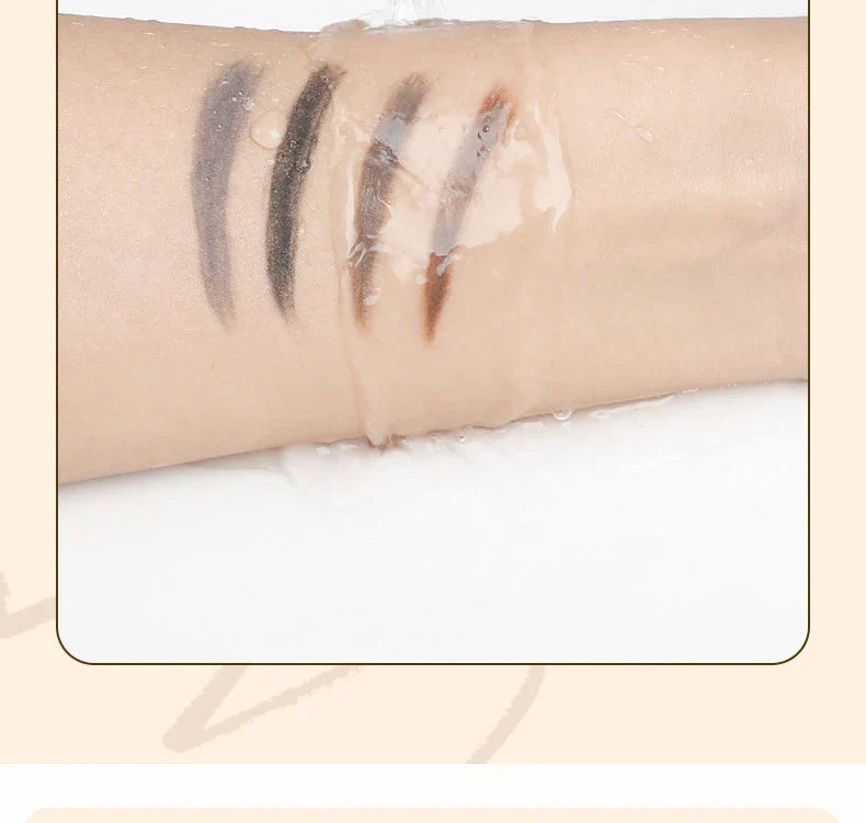 Small Gold Bars Double-end Ultra-fine Eyebrow Pencil Triangle Eyebrow Pen Refill Brow Brush Draw Stereoscopic Long-Lasting Brows