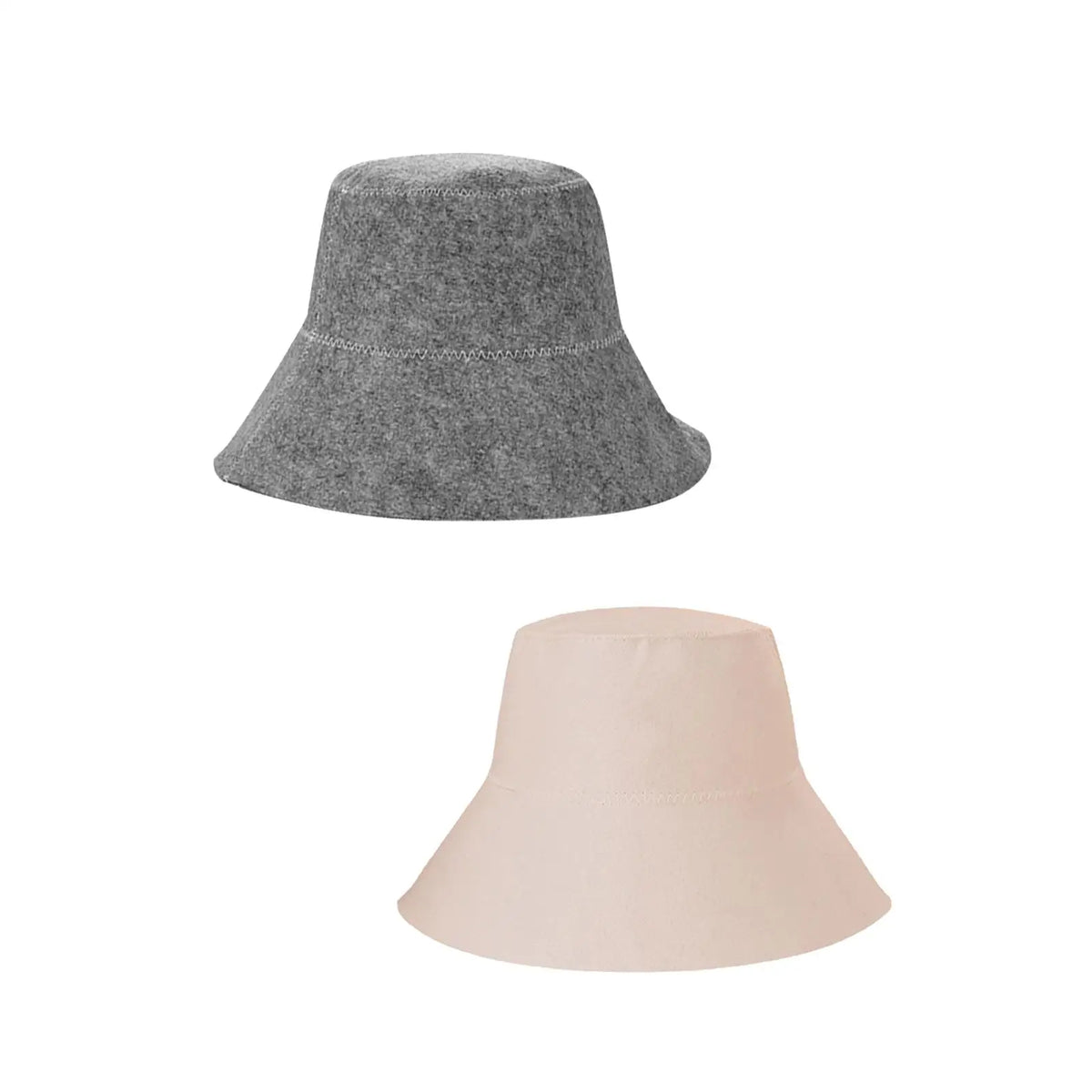 Sauna Felt Cap Bath Hat Sauna Hat Diameter 15.5cm Durable Good Water Absorption Hand Wash Recommended Portable for Men Women