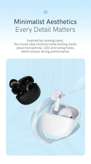 NEW QCY T20 Bluetooth 5.3 TWS Wireless Earphones 68ms Low Latency Earbuds 13mm Driver HIFI Headphones 4 Mics+ENC HD Call