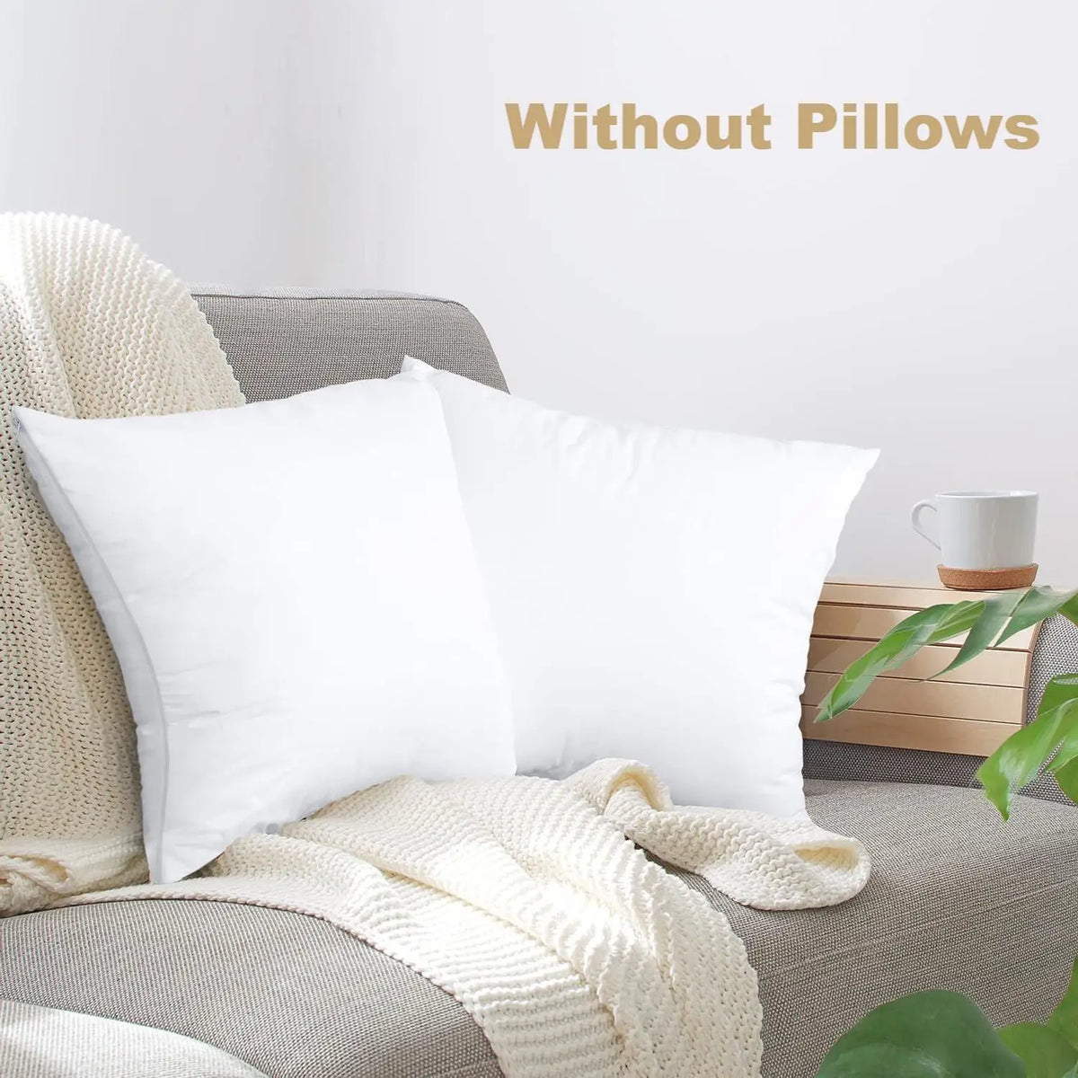 Smooth Waterproof Pillow Cover for Pillow Case Protector Allergy Pillow Case Anti Mites BedBug Proof Zipper All Sizes 1PC