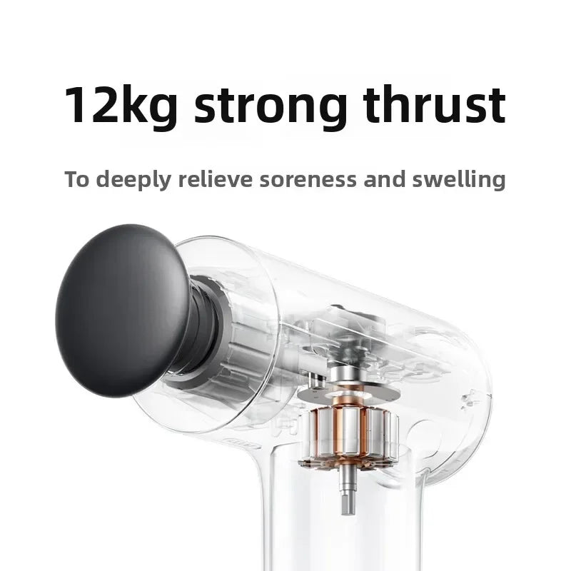 Xiaomi Mijia Hot Compress Fascia Gun H3 Mini 12kg Strong Thrust Sports Fitness Muscle Deep Massage 440g Portable Massager